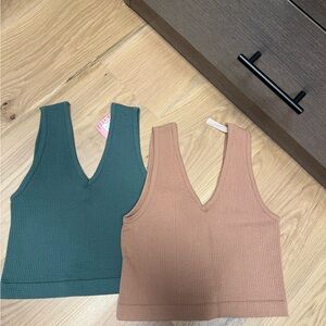 By Together S/M crop tank top lot